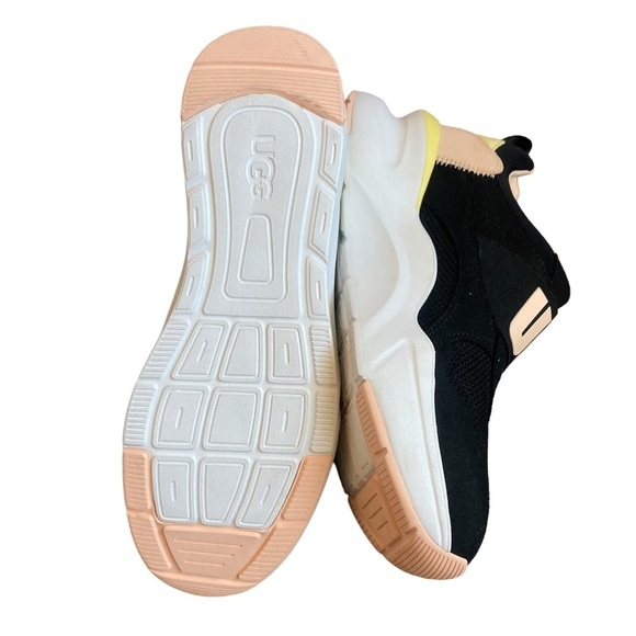 Brand New UGG LA FLEX Athletic Sneaker Shoes Black Peach Fuzz Women’s Size 9 - Picture 4 of 16